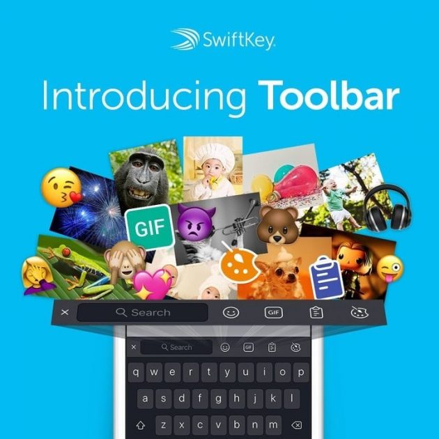 La tastiera SwiftKey si aggiorna con una nuova Toolbar