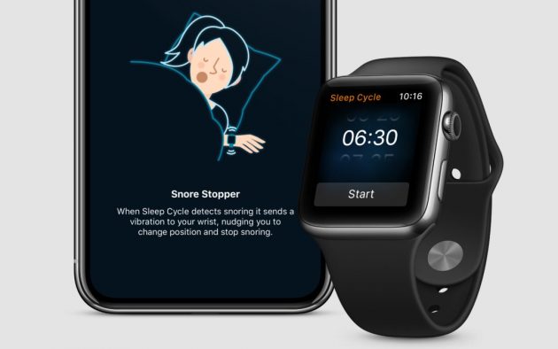 Sleep Cycle per Apple Watch monitora il sonno e riduce il russare