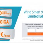 Wind Smart 9 Special LE: 1000 minuti e 15 Giga a 9€ al mese