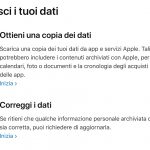 Come scoprire quali dati personali conserva Apple: ecco il nuovo tool “Data e Privacy”