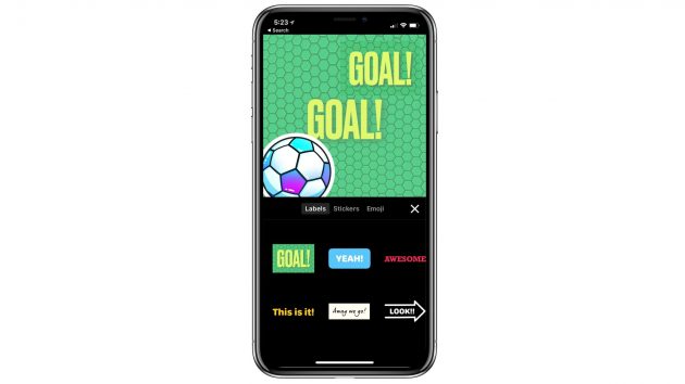 Apple porta il calcio nell’app Clips