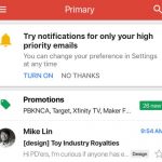 Gmail per iOS utilizza l’IA per notificare solo le e-mail più importanti