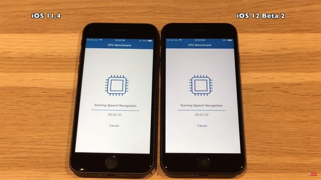 iOS 12 Beta 2 vs. iOS 11.4 – Appare in rete un test di velocità
