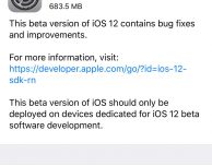 Apple rilascia iOS 12 Beta 2 per sviluppatori!