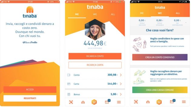 Tinaba, un’unica app per acquistare ricariche telefoniche