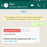 WhatsApp combatterà i link sospetti e lo spam