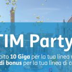 TIM Party, 10 GB di traffico dati in regalo e tanti altri vantaggi per nuovi e vecchi clienti