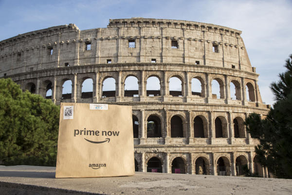 Prime Now arriva anche a Roma: consegna a casa entro 1 ora