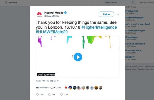 Grazie per aver mantenuto le cose uguali, i nuovi irriverenti tweet di Huawei