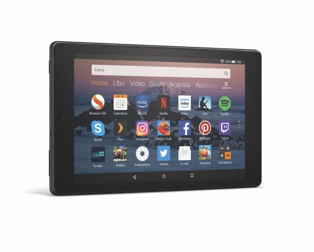 Amazon lancia il nuovo tablet Fire 8 HD