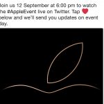 Apple invita gli utenti a seguire l’evento di domani su Twitter