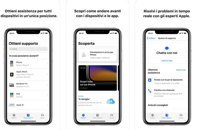 Nuovo update per l’app Supporto Apple