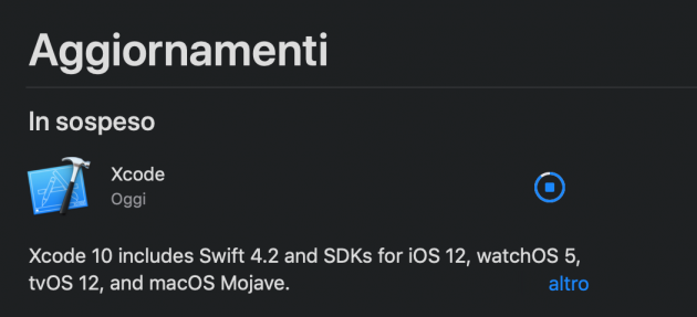 Apple rilascia Xcode 10.0 con supporto iOS 12 e dark mode