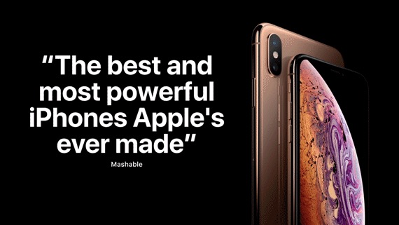 Apple condivide le recensioni positive degli iPhone XS