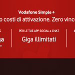 Vodafone Simple +: 1000 minuti e 20GB a 9,99€ senza vincoli! [PER POCHE ORE]