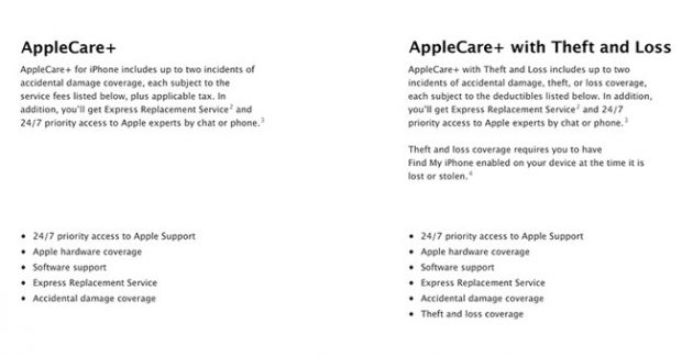 AppleCare+ permette ora di assicurare iPhone contro furto e smarrimento