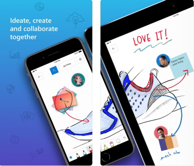 Microsoft Whiteboard arriva su App Store