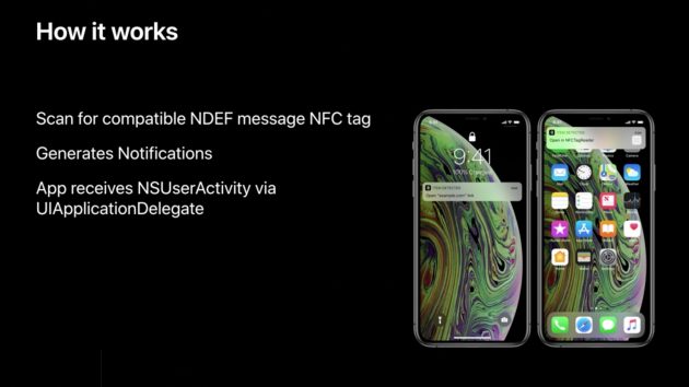 iPhone XS e iPhone XR, lettura dei tag NFC anche in background