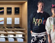 Nell’Apple Park Visitor Center puoi acquistare le t-shirt vintage dell’azienda