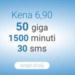 Kena 6,90: 1500 minuti e 50GB di traffico dati