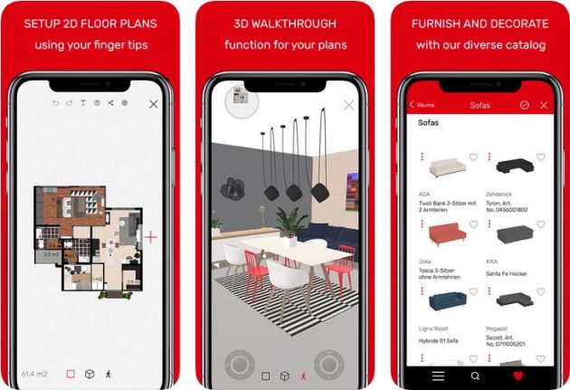 Roomle 3D & AR floorplanner: progettare gli spazi, arredare e decorare casa