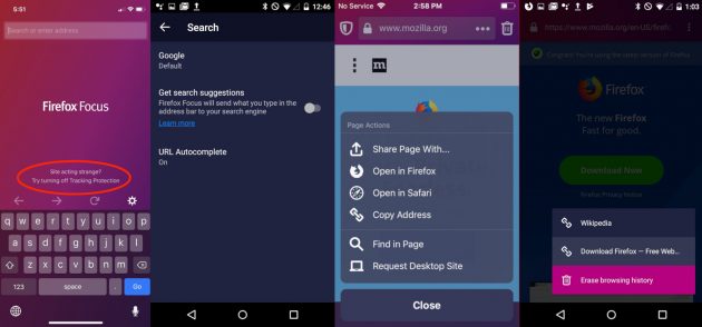 Firefox Focus, nuovo update con interfaccia rinnovata e Siri Shortcuts