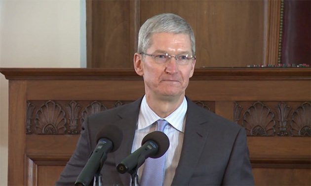 Tim Cook riceverà il premio Anti-Defamation League