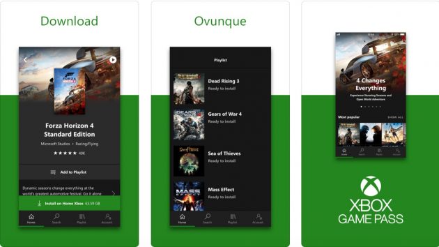 default xbox xbox game pass app