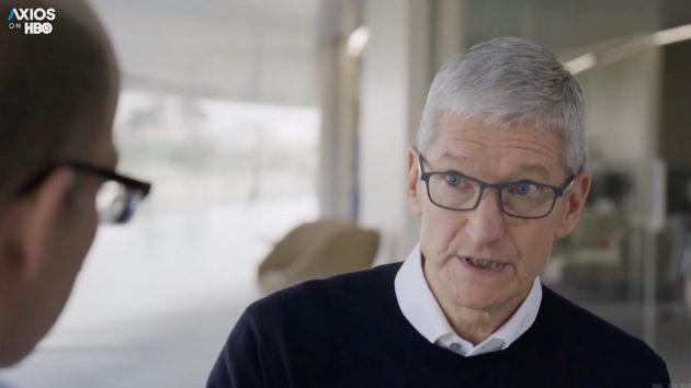 Tim Cook affronta diversi temi nell’intervista con HBO