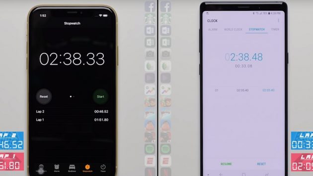 iPhone Xr VS Galaxy Note 9: qual è lo smartphone più veloce?