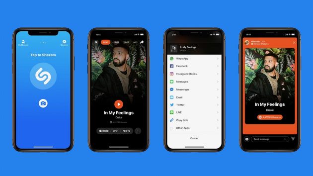 Shazam si integra con le storie di Instagram