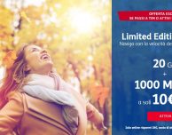 TIM Limited Edition Online: 1000 minuti e 20 Giga a 10€