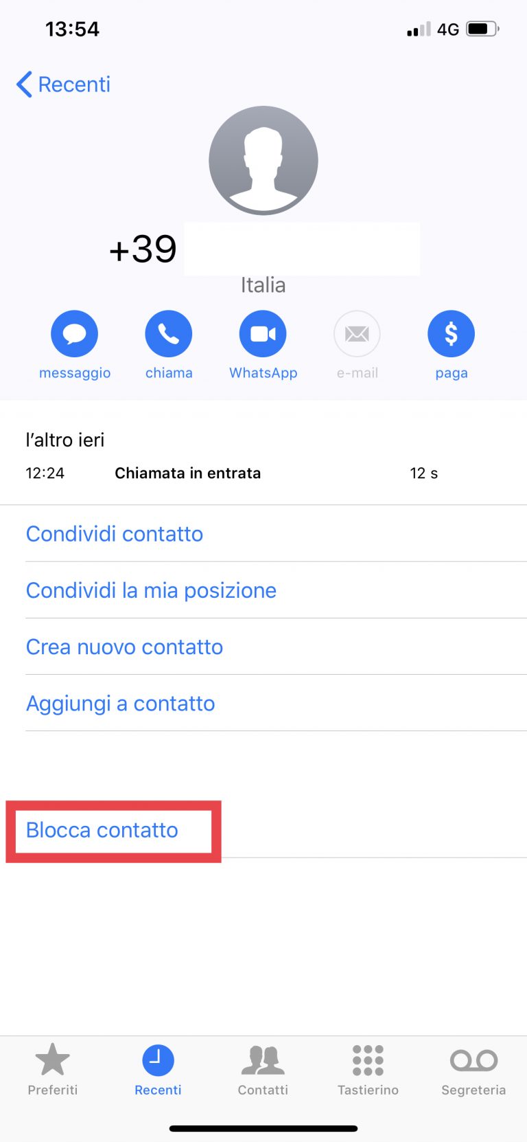 Come Non Far Vedere Il Numero Di Telefono