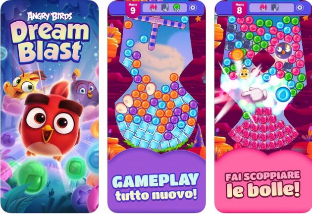 Angry Birds Dream Blast disponibile anche in Italia