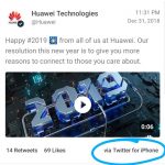 Huawei punisce i dipendenti responsabili del tweet pubblicato da iPhone