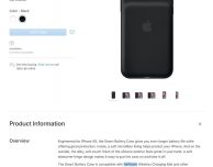 AirPower menzionato da Apple nella pagina ufficiale degli Smart Battery Case