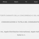 Sul sito Apple viene pubblicata la sentenza dell’Antitrust sulla questione batteria e prestazioni