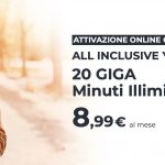 Da Wind le nuove ALL Inclusive: si parte da 8,99€ per minuti illimitati e 20 GB di traffico dati