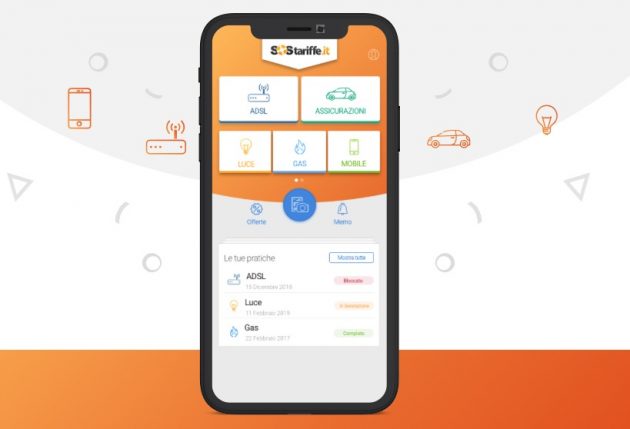 Disponibile l’app di SosTariffe.it con memo scadenze, gestione utenze, consigli per risparmiare e tanto altro
