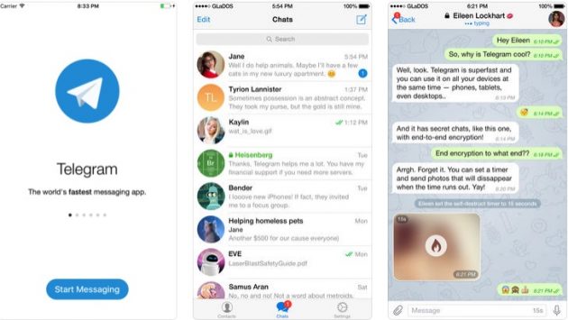 Telegram migliora privacy, ricerca e VoiceOver