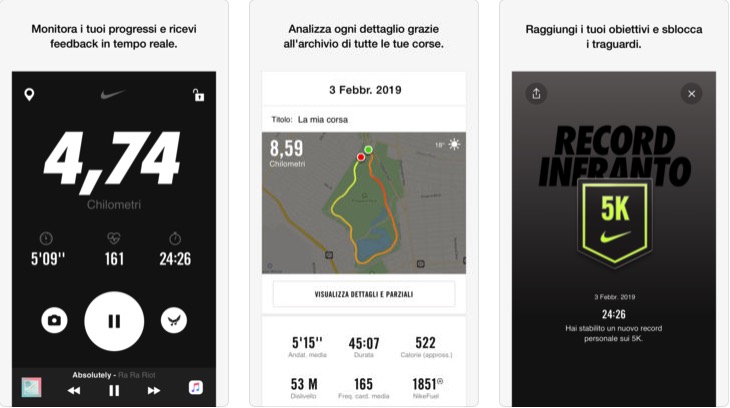 app corsa nike
