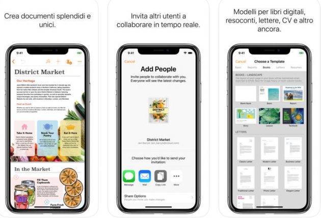 Apple aggiorna la suite iWork
