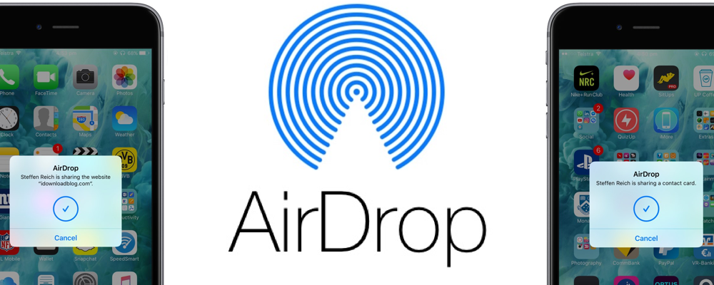 air drop files