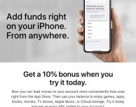 Apple offre un bonus del 10% per chi aggiunge fondi su App Store in alcuni paesi