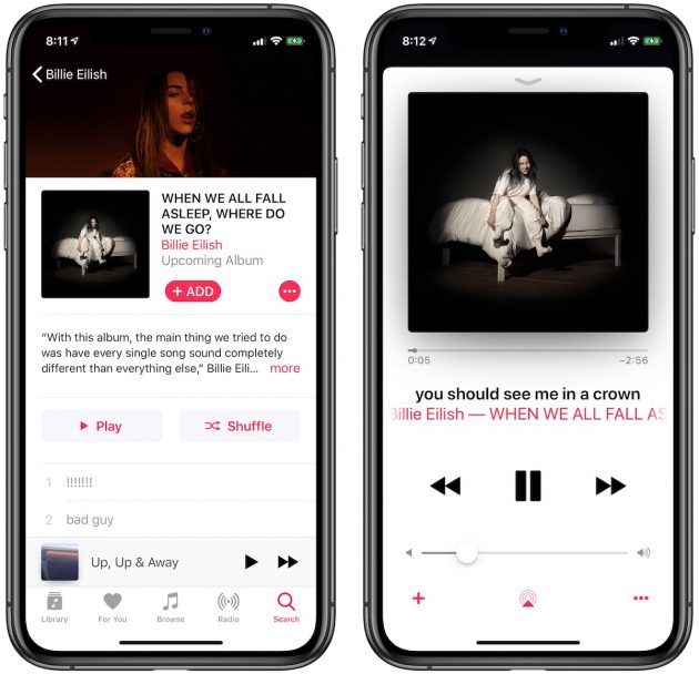 Billie Eilish supera un nuovo record su Apple Music