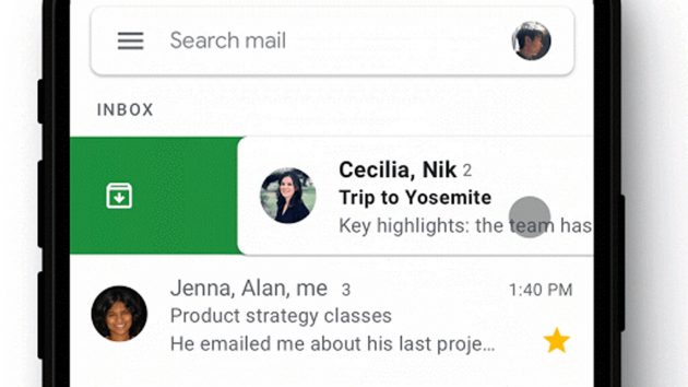 Arrivano nuove gestures personalizzabili su Gmail