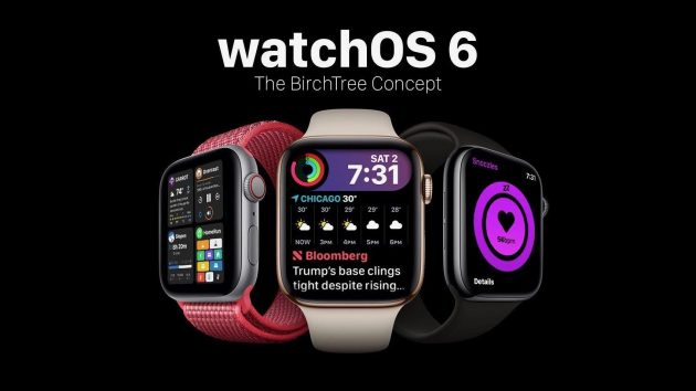 watchOS 6: nuove Siri Watch Face, vista a griglie e tanto altro – Concept
