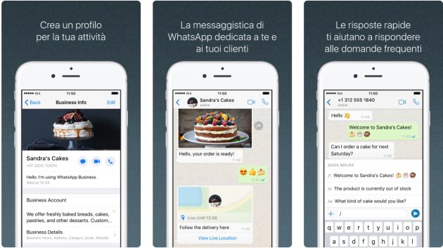 WhatsApp Business disponibile anche in Italia