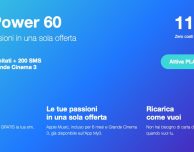 Attiva 3 Play Power 60: minuti illimitati, 200 SMS, 60 Giga e 6 mesi di Apple Music