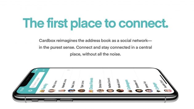 Cardbox, l’app che ti fa gestire i contatti in modo “social”